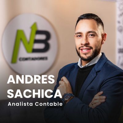 Andrés Sachica, Analista Contable de NB Contadores, especialista en gestión contable y cumplimiento tributario para empresas en Colombia.